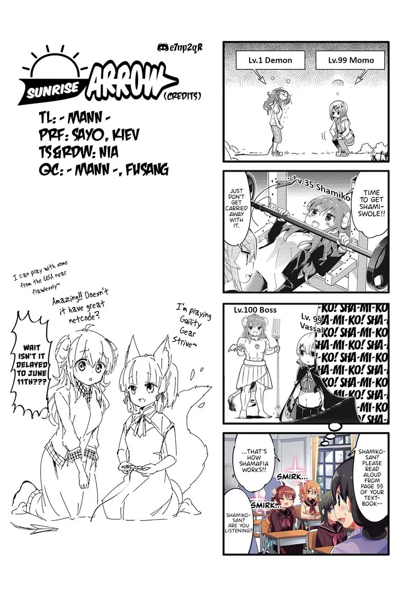 Machikado Mazoku Chapter 78 page 9
