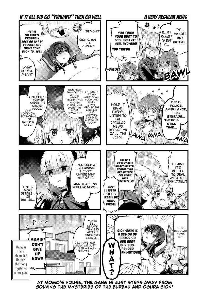 Machikado Mazoku Chapter 81 page 9