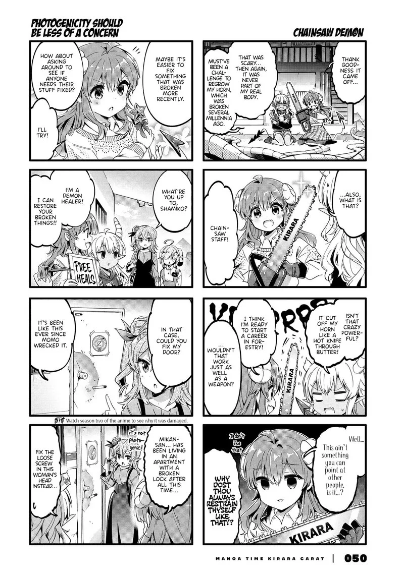 Machikado Mazoku Chapter 85 page 4