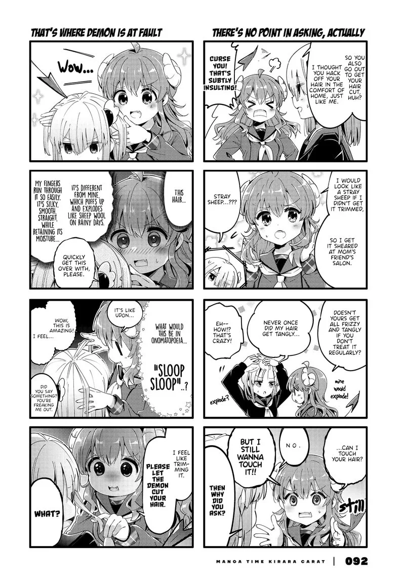 Machikado Mazoku Chapter 86 page 4