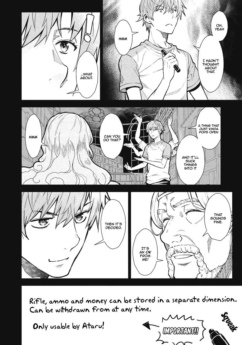 Magan to Dangan o Tsukatte Isekai o Buchinuku! Chapter 5 page 2