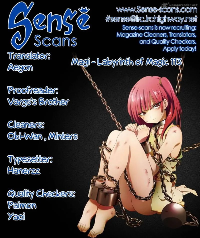 Magi Chapter 113 page 19
