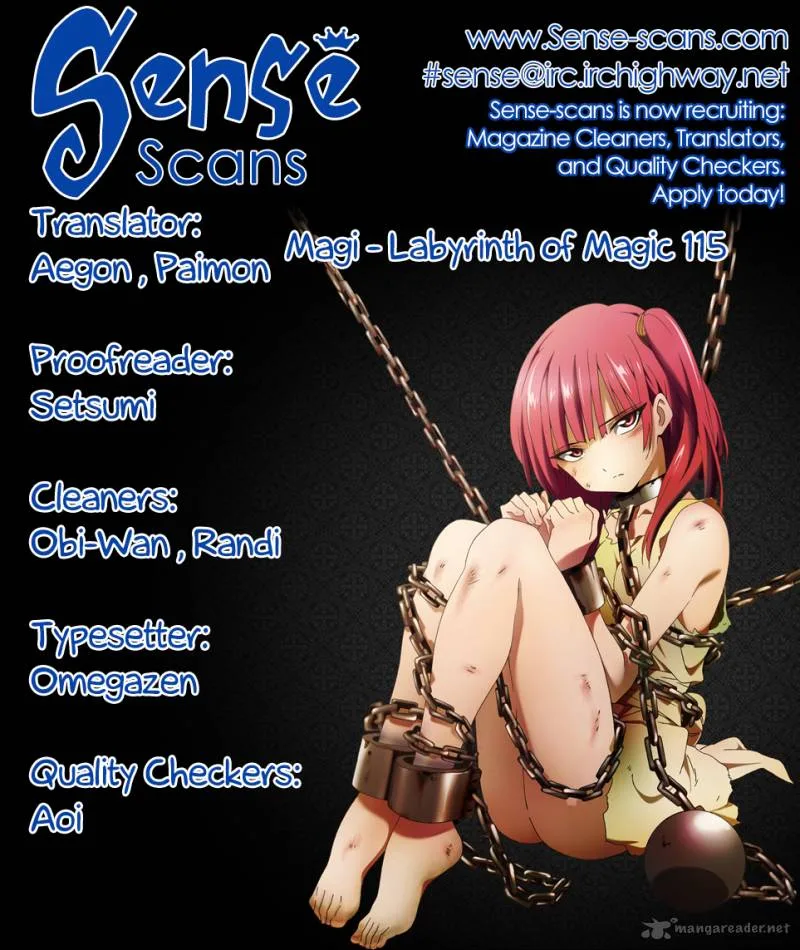 Magi Chapter 115 page 1