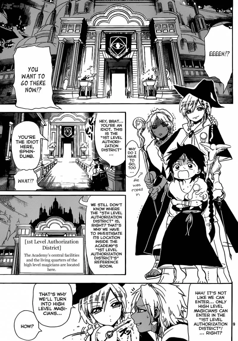 Magi Chapter 154 page 10