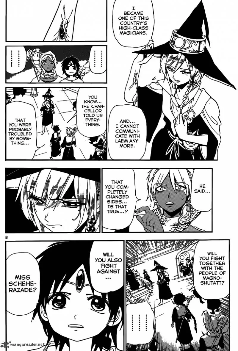 Magi Chapter 167 page 8