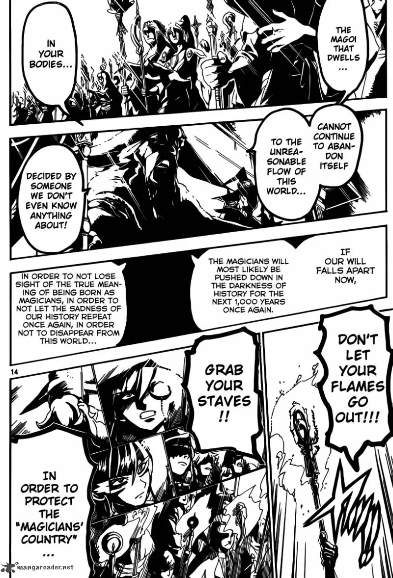 Magi Chapter 167 page 14