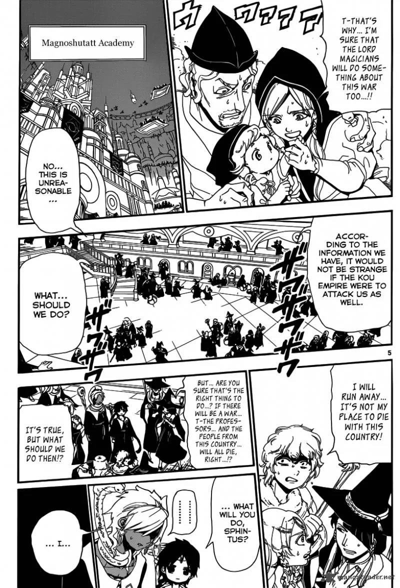 Magi Chapter 167 page 5