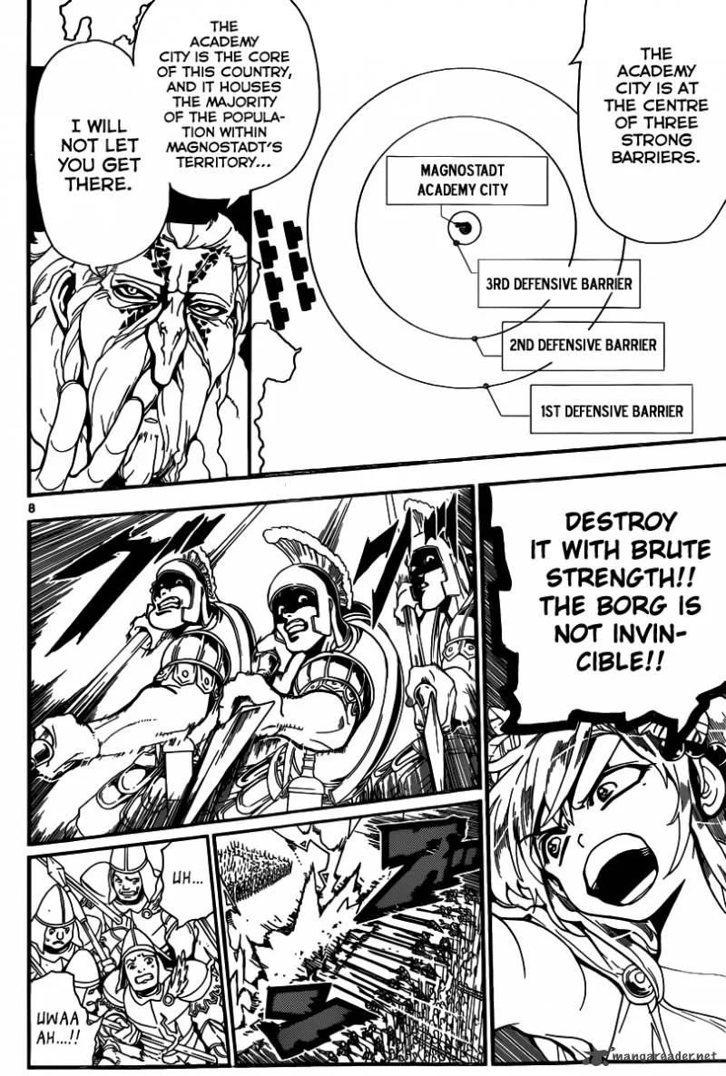 Magi Chapter 168 page 8