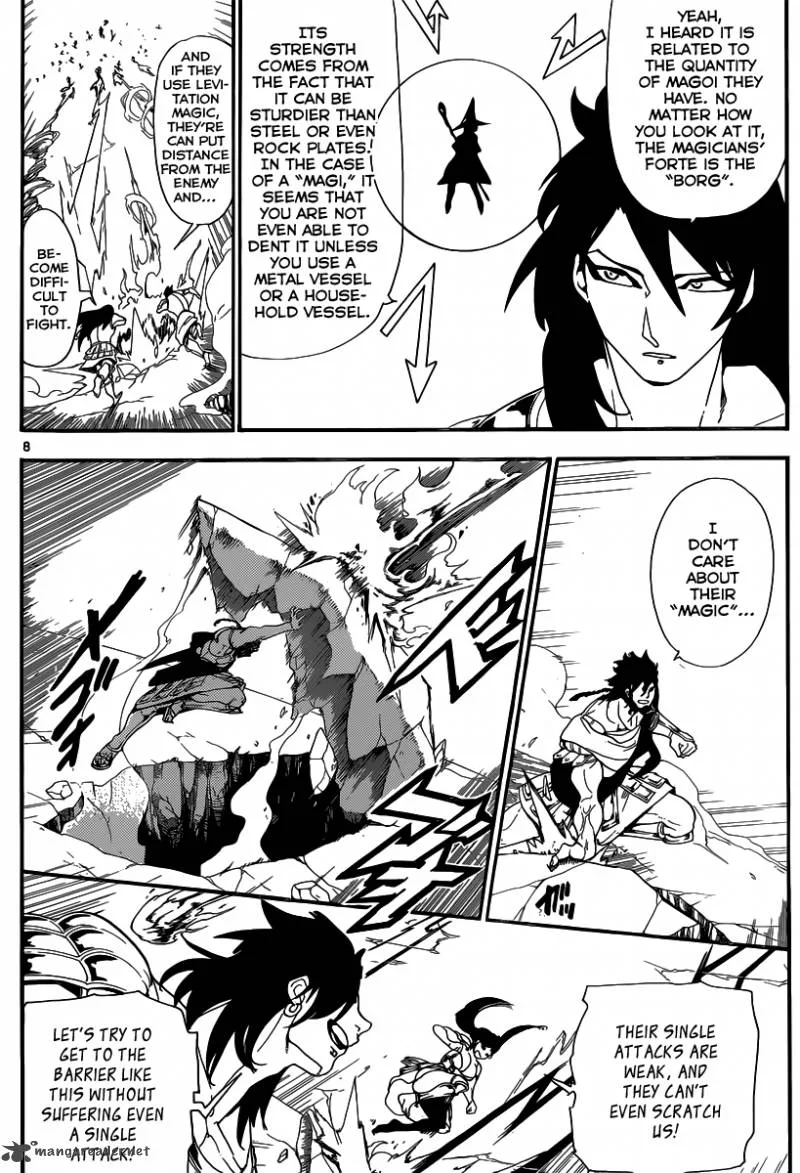 Magi Chapter 172 page 8