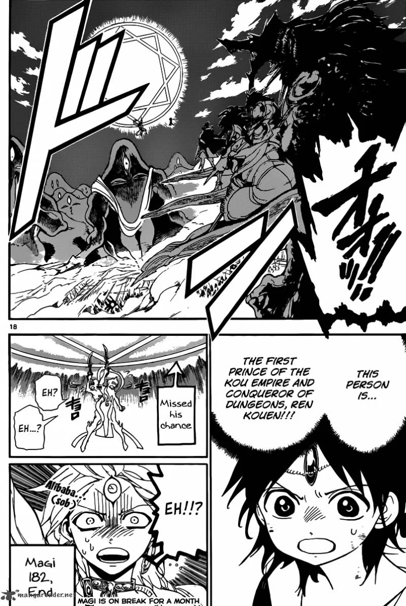 Magi Chapter 182 page 18