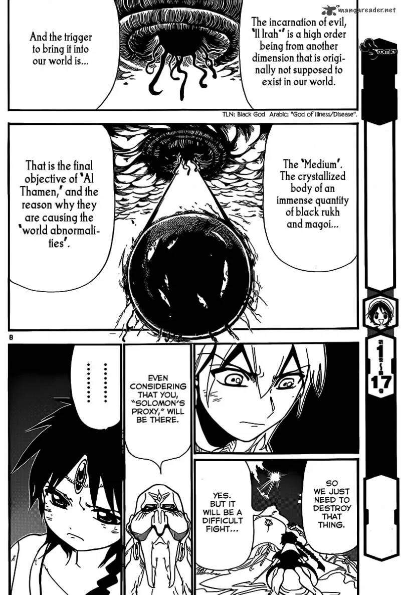 Magi Chapter 187 page 8