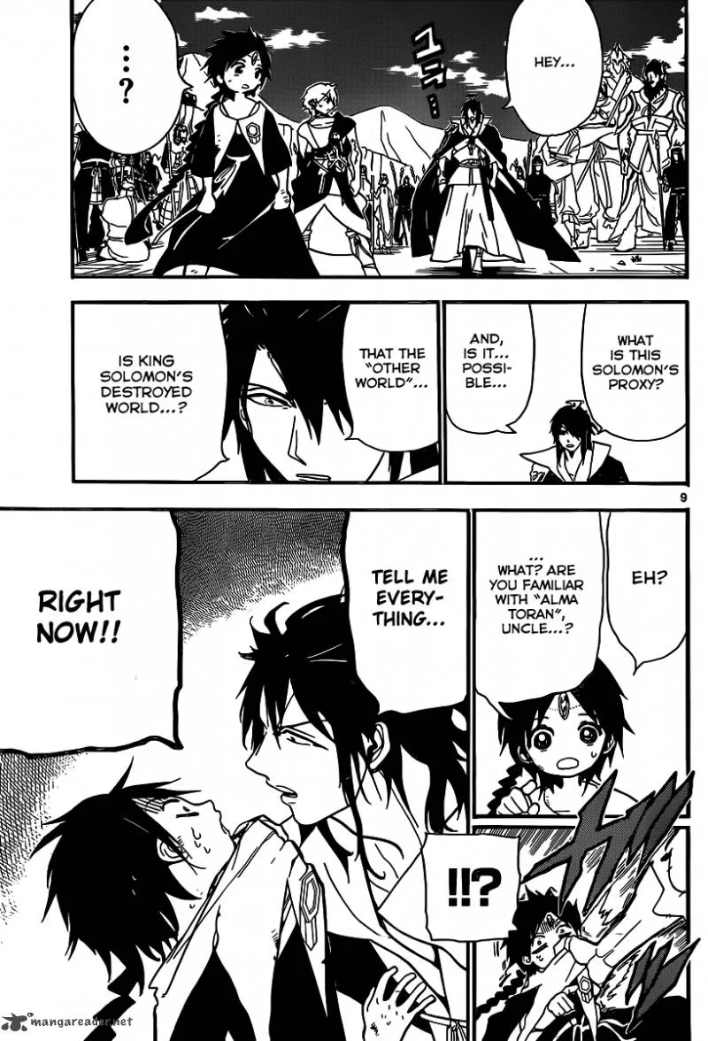 Magi Chapter 187 page 9