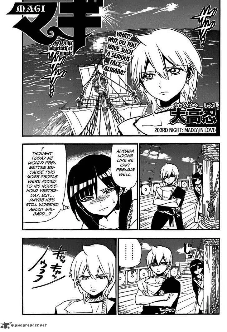 Magi Chapter 203 page 1