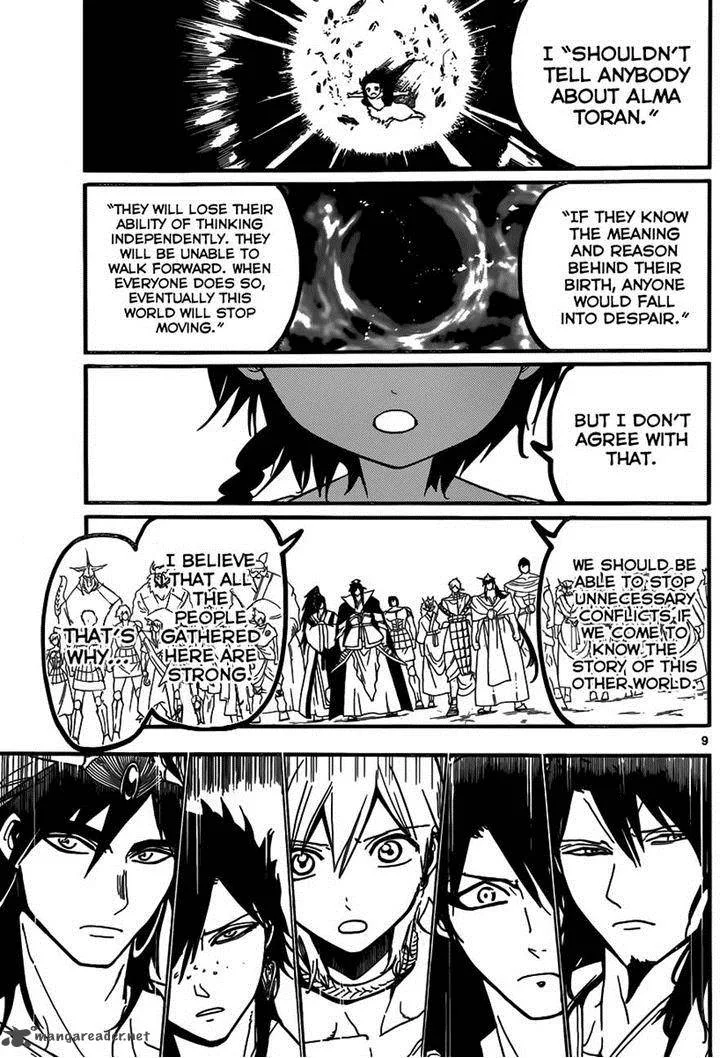 Magi Chapter 214 page 9