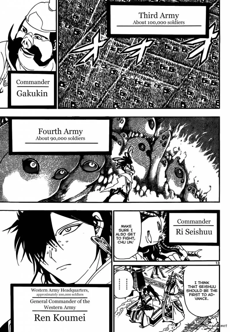 Magi Chapter 268 page 14