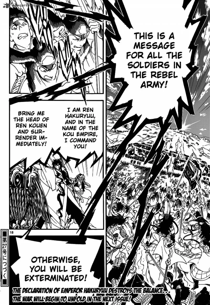 Magi Chapter 268 page 18