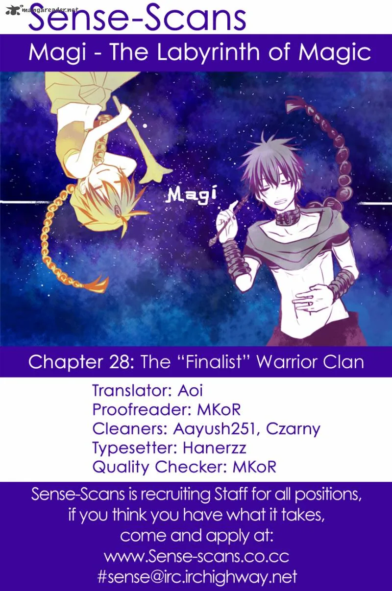 Magi Chapter 28 page 1