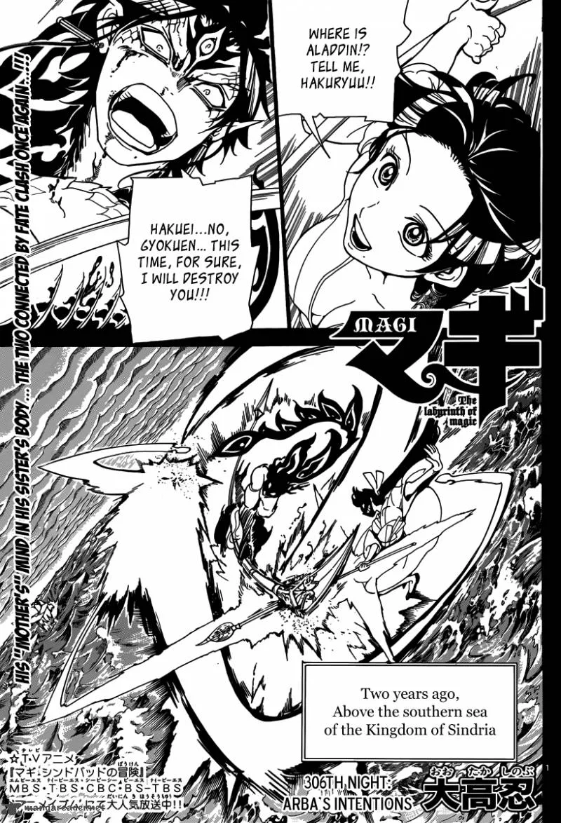 Magi Chapter 306 page 3