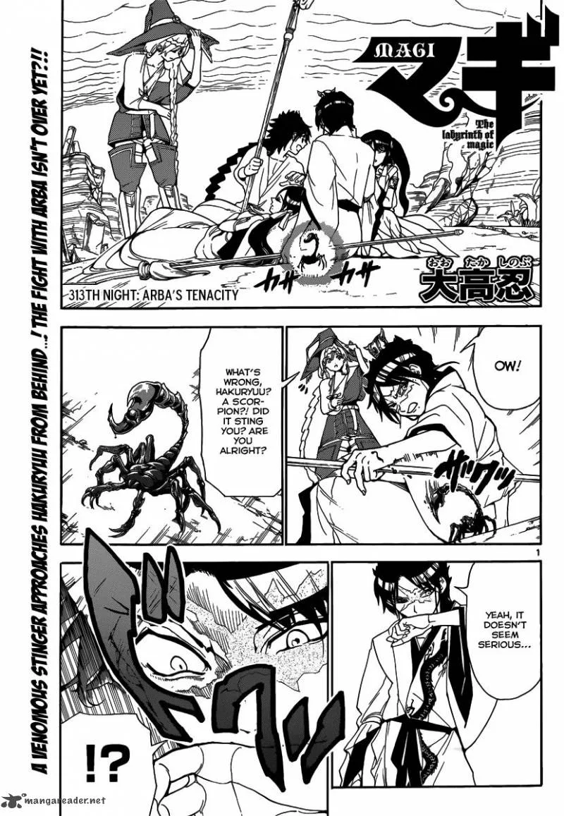 Magi Chapter 313 page 2