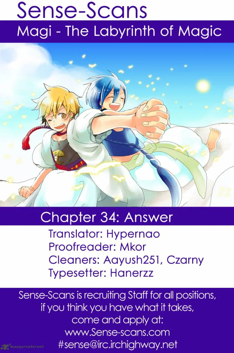 Magi Chapter 34 page 1