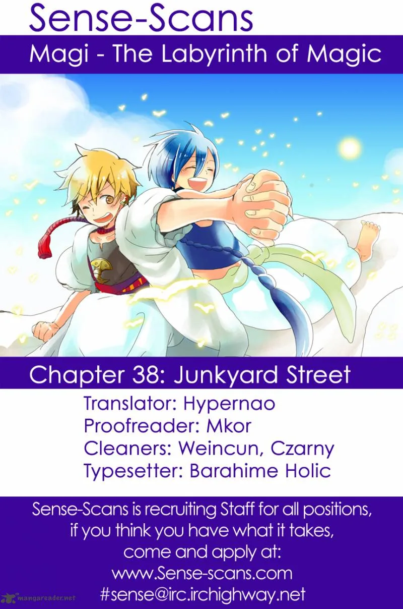 Magi Chapter 38 page 1