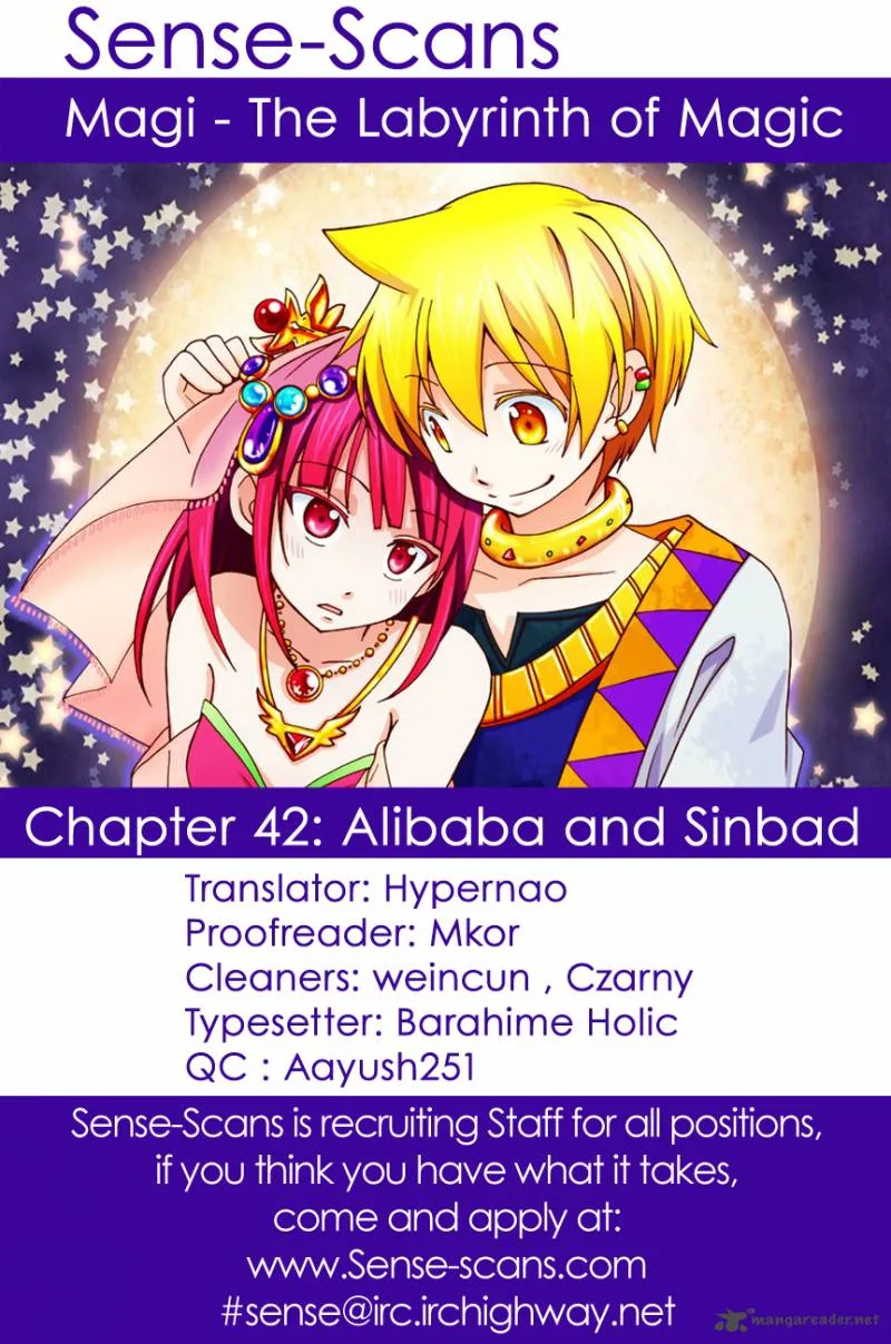 Magi Chapter 42 page 1