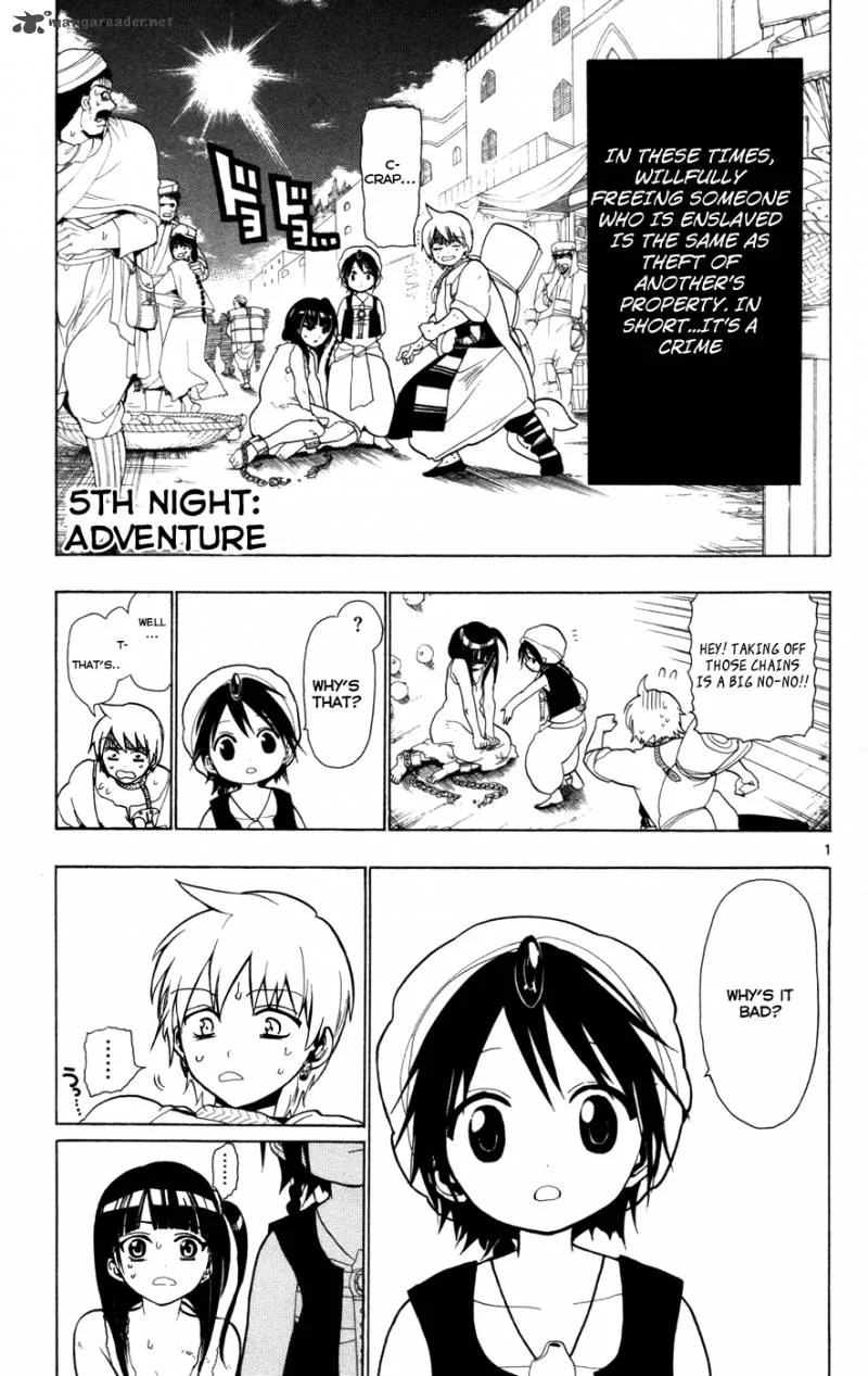 Magi Chapter 5 page 1