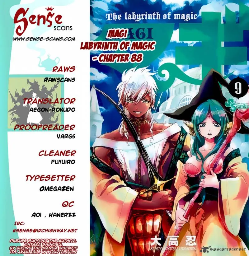 Magi Chapter 88 page 1