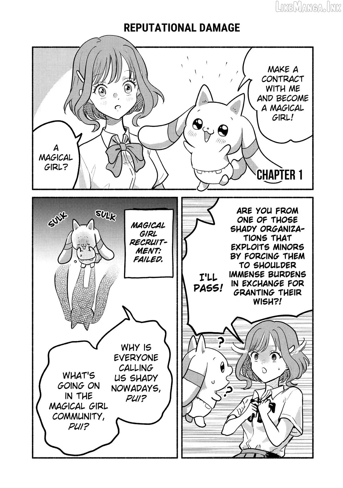 Magical Girl Recruiter Puicho! Chapter 1 page 1