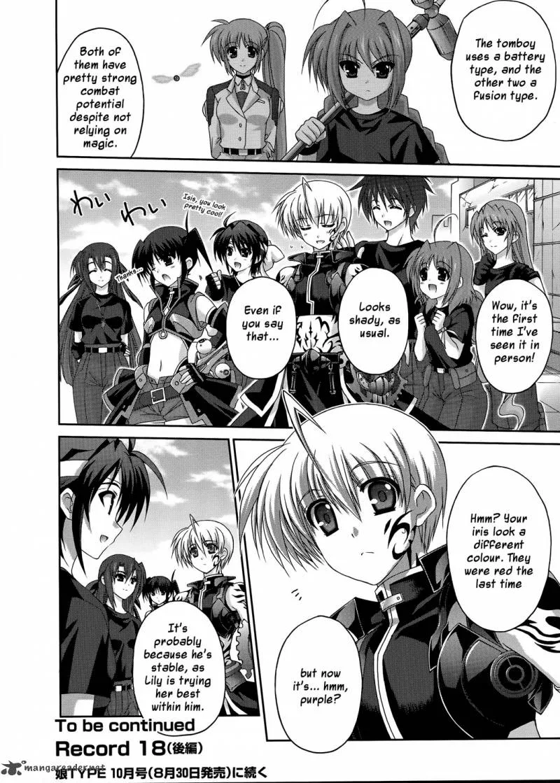 Mahou Senki Lyrical Nanoha Force Chapter 18 page 16