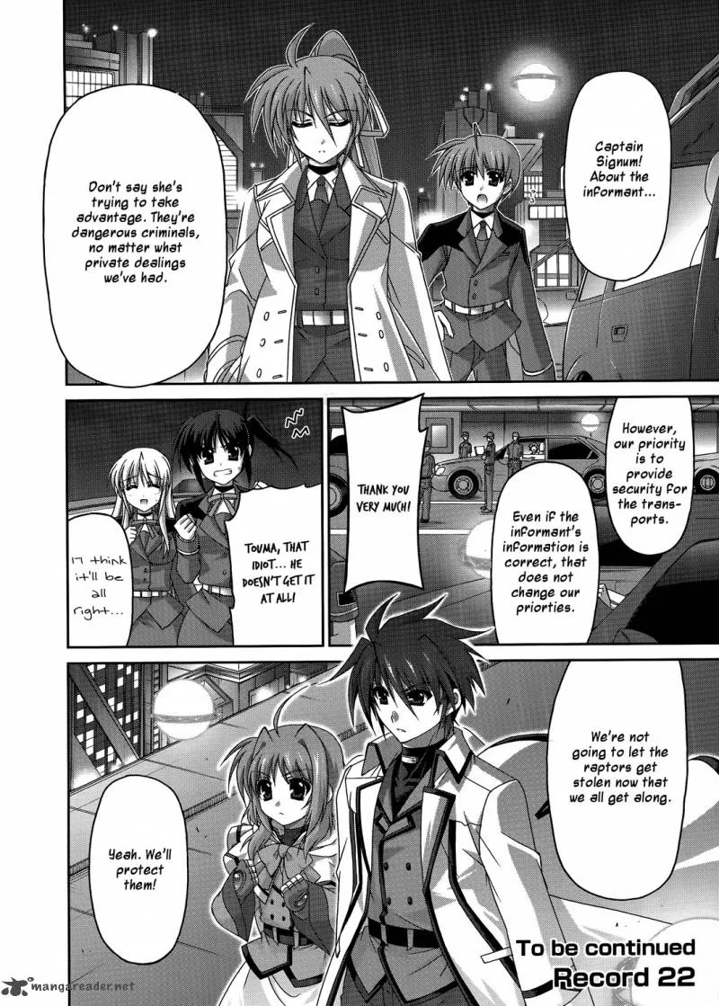 Mahou Senki Lyrical Nanoha Force Chapter 21 page 32