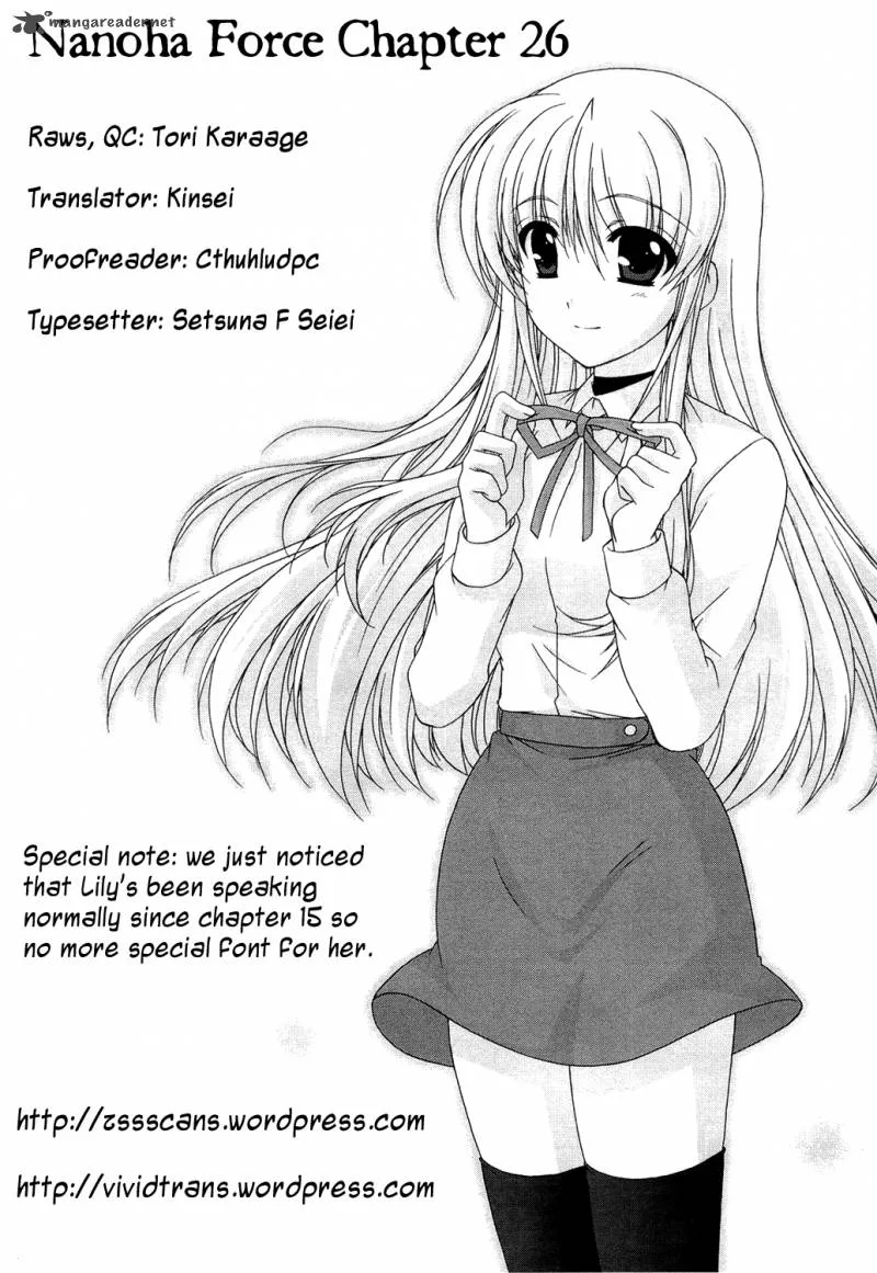 Mahou Senki Lyrical Nanoha Force Chapter 26 page 33