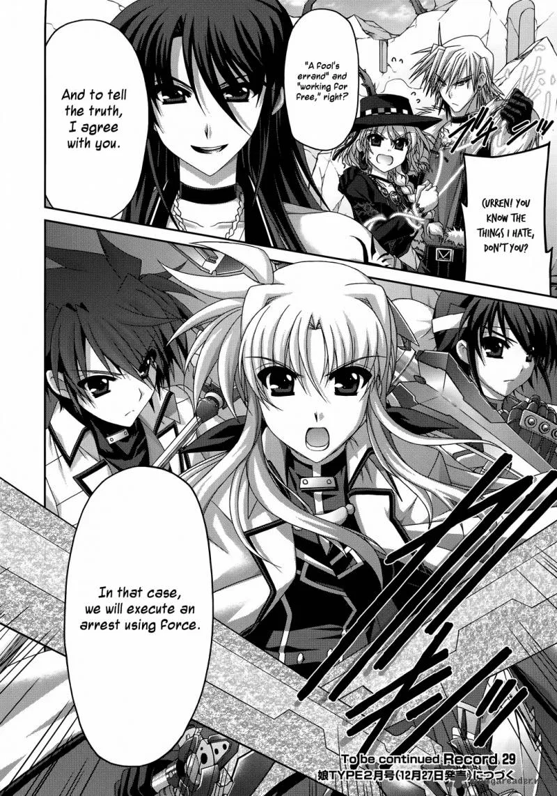 Mahou Senki Lyrical Nanoha Force Chapter 28 page 29