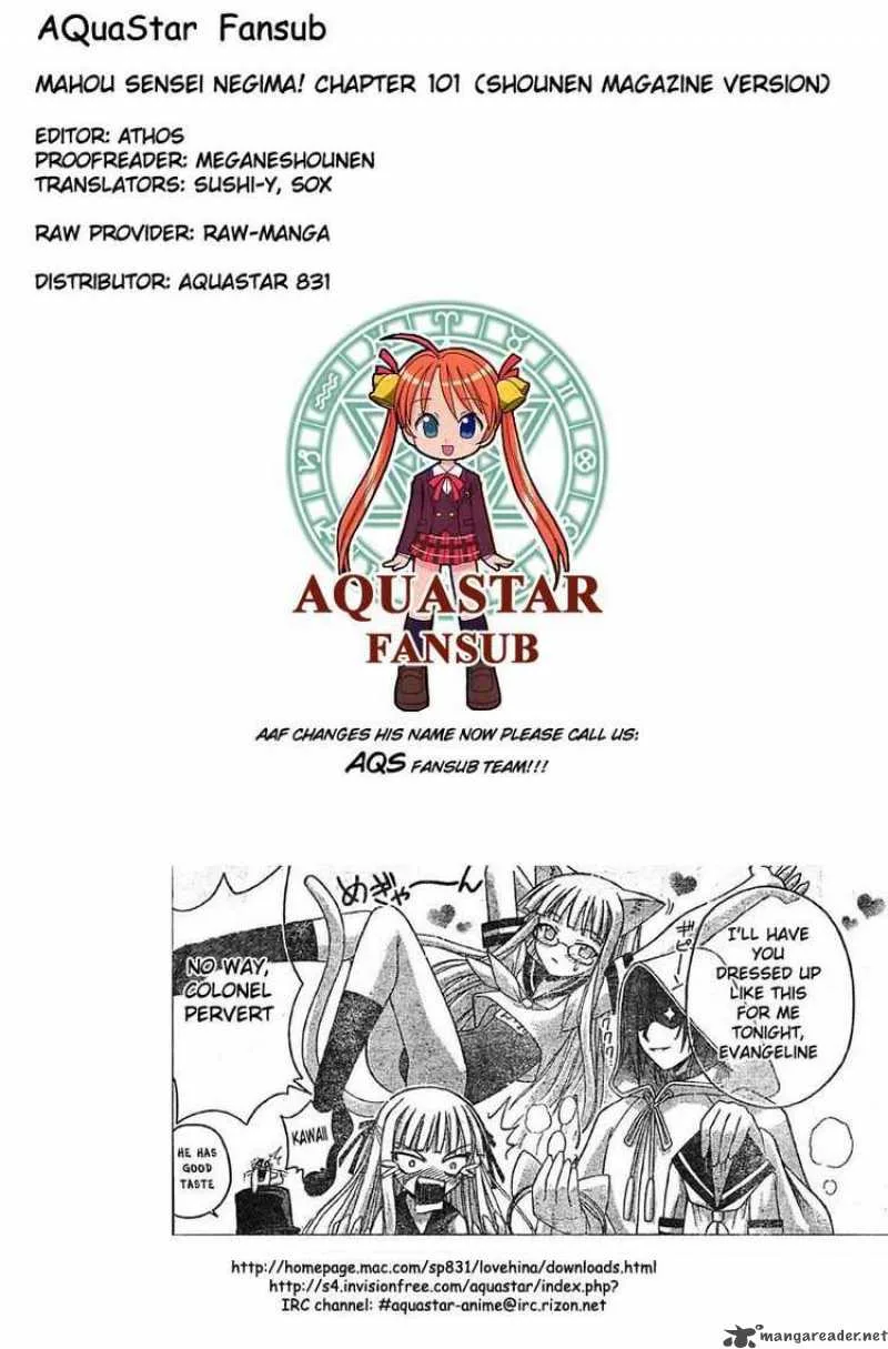 Mahou Sensei Negima! Chapter 101 page 19