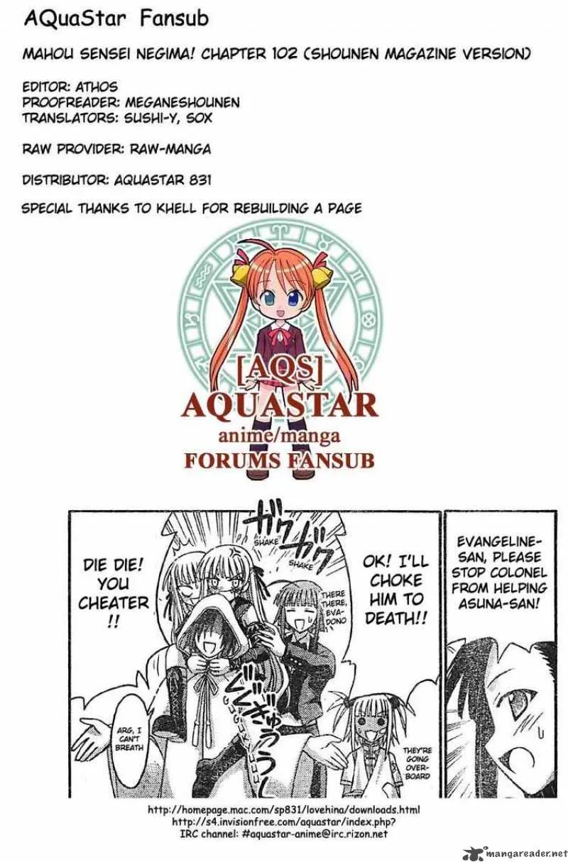 Mahou Sensei Negima! Chapter 102 page 19