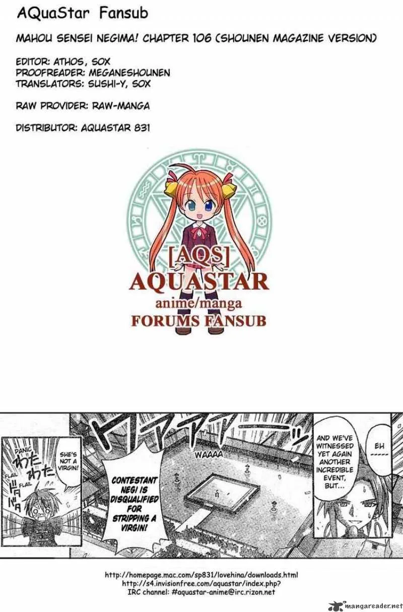 Mahou Sensei Negima! Chapter 106 page 16