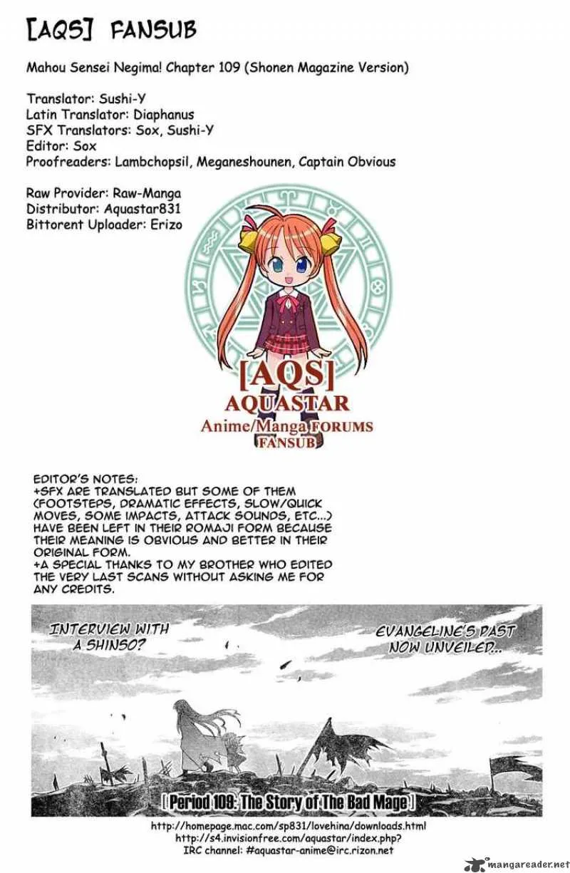 Mahou Sensei Negima! Chapter 109 page 18