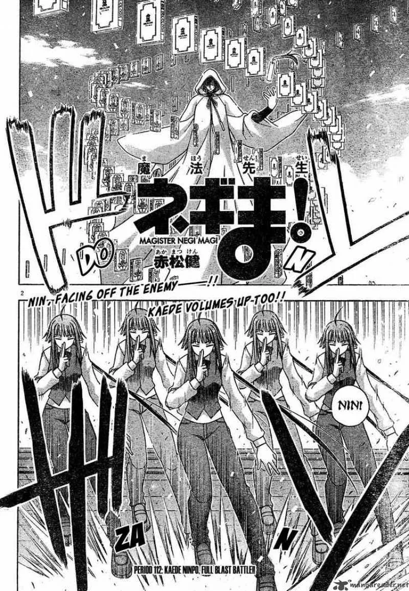 Mahou Sensei Negima! Chapter 112 page 2