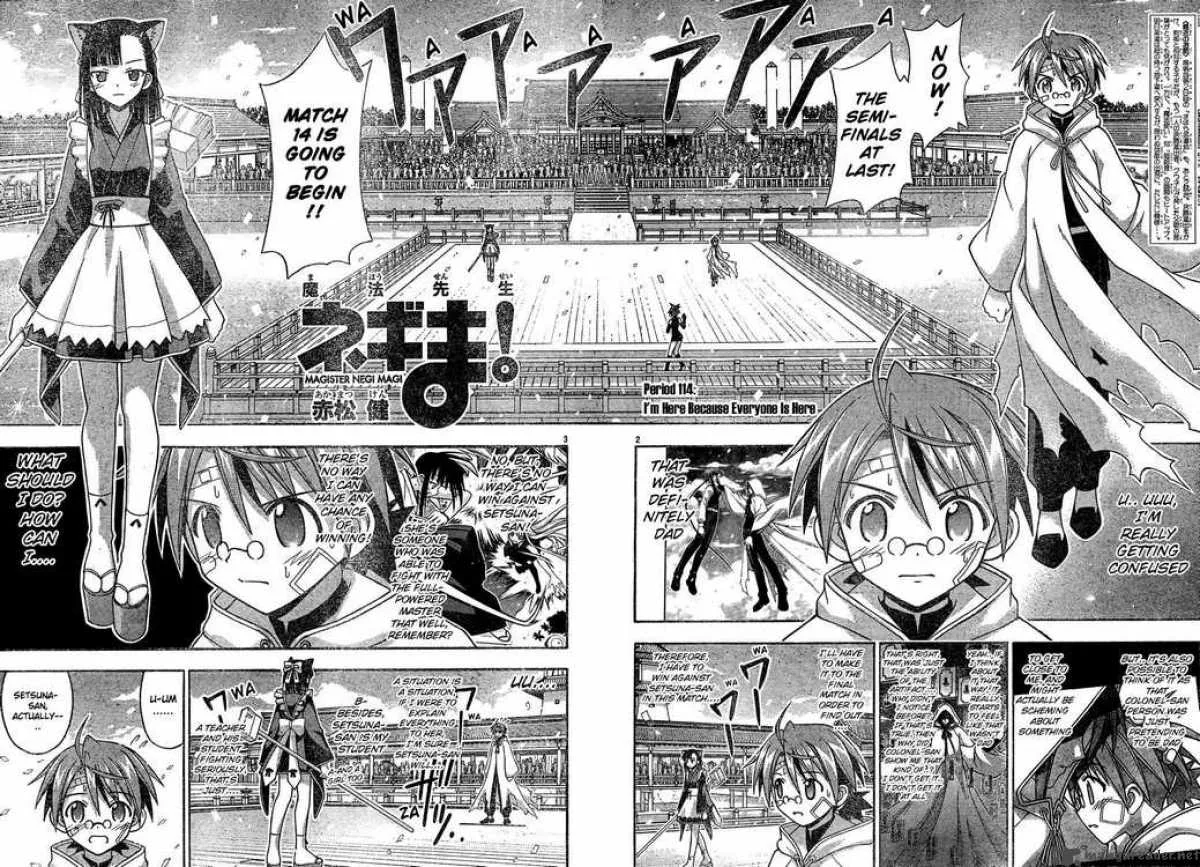 Mahou Sensei Negima! Chapter 114 page 2