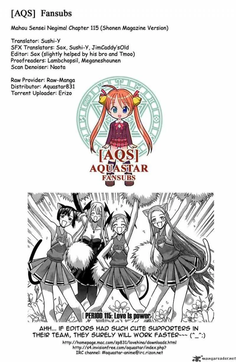 Mahou Sensei Negima! Chapter 115 page 18