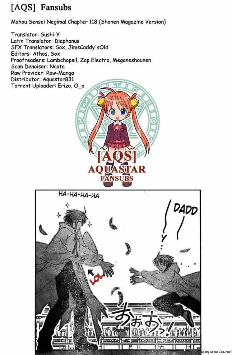 Mahou Sensei Negima! Chapter 118 page 17