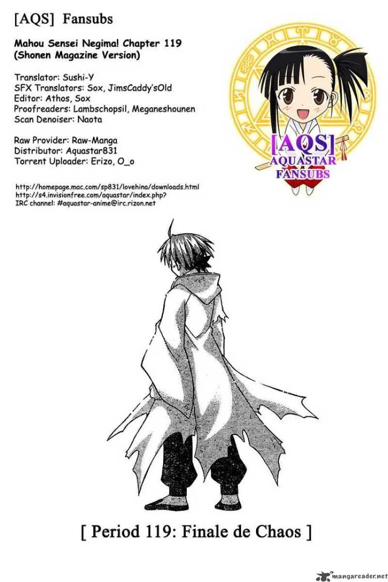 Mahou Sensei Negima! Chapter 119 page 19
