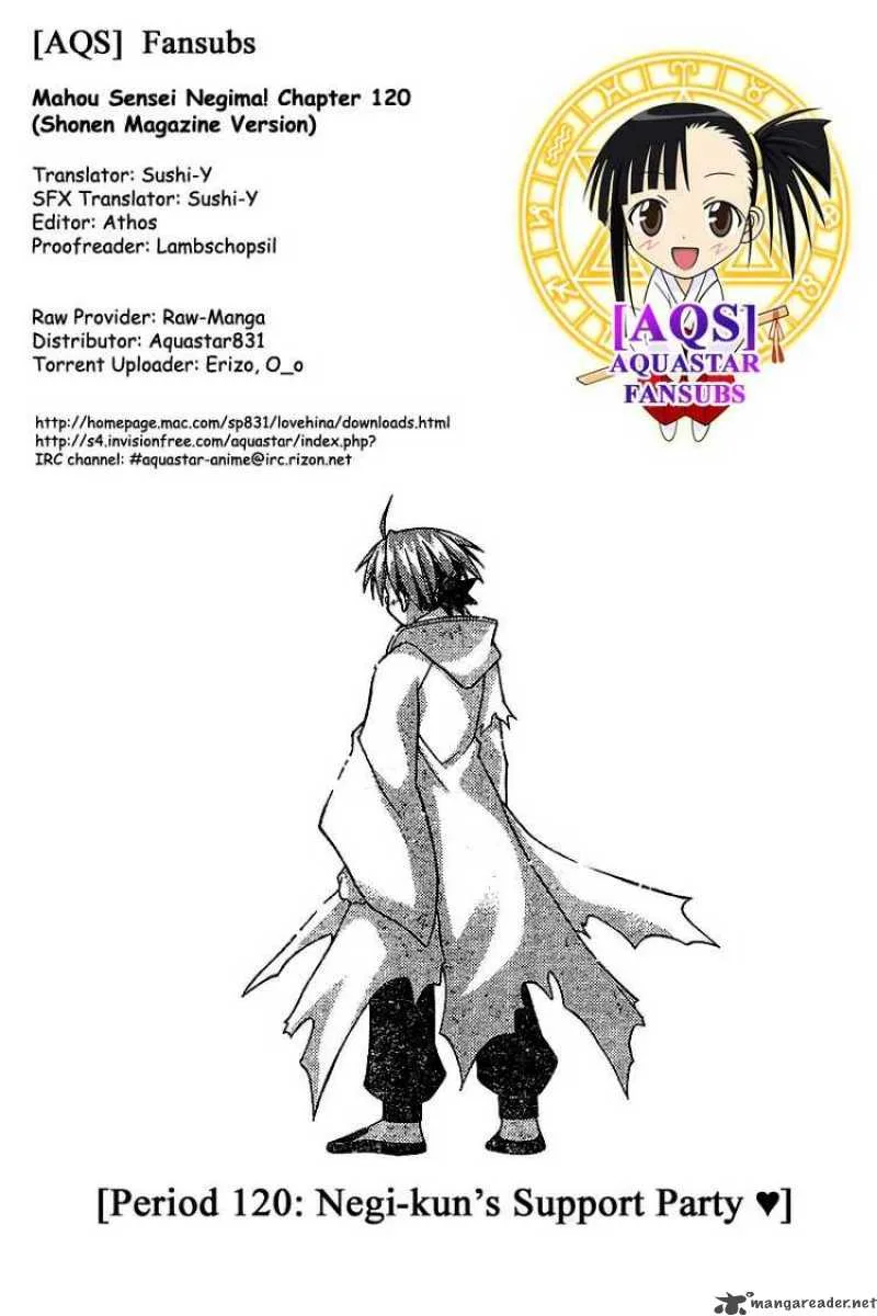 Mahou Sensei Negima! Chapter 120 page 16