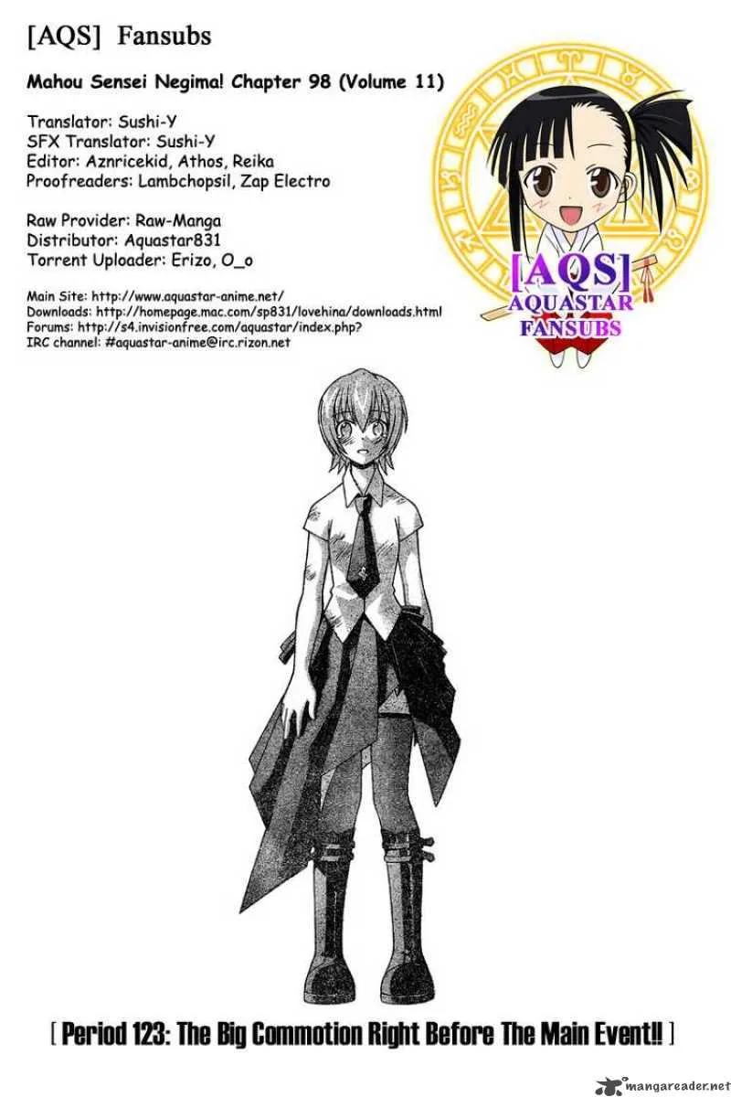 Mahou Sensei Negima! Chapter 123 page 19