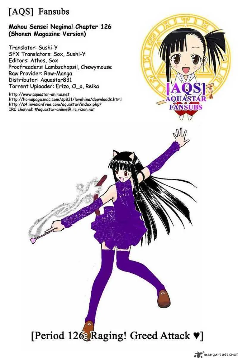 Mahou Sensei Negima! Chapter 126 page 19