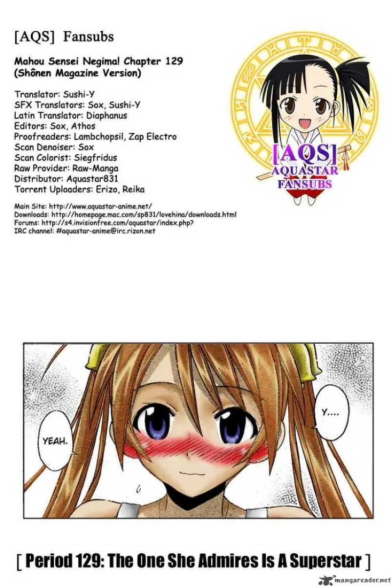 Mahou Sensei Negima! Chapter 129 page 15