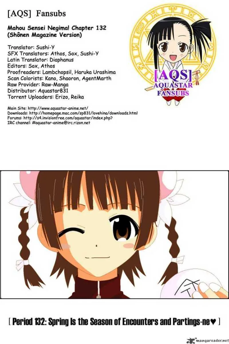 Mahou Sensei Negima! Chapter 132 page 19