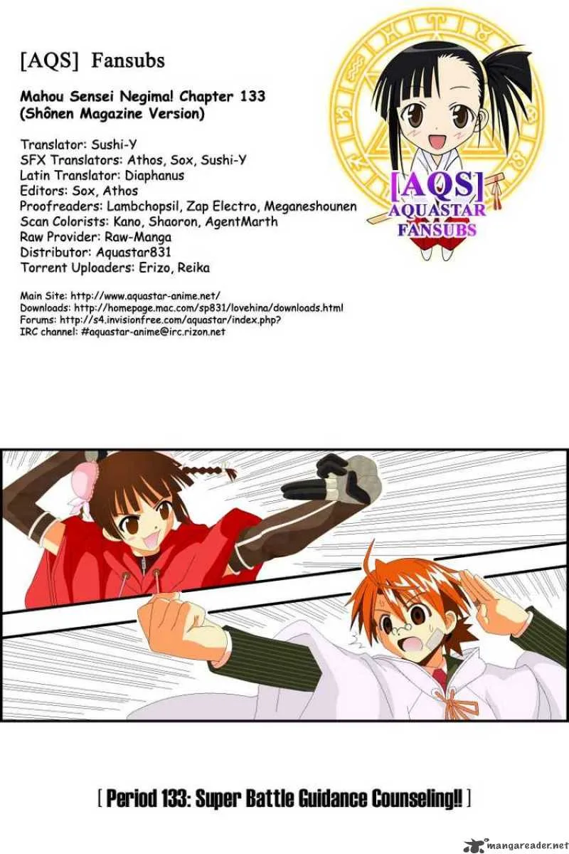 Mahou Sensei Negima! Chapter 133 page 17