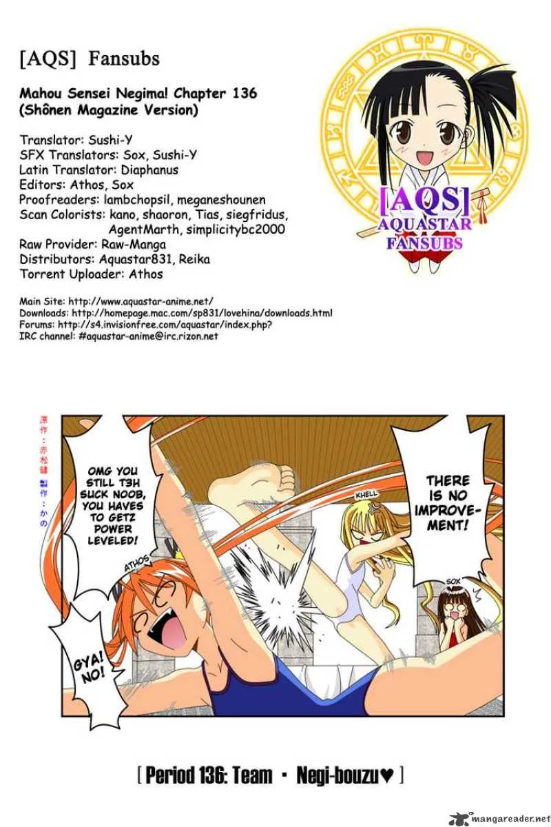 Mahou Sensei Negima! Chapter 136 page 19