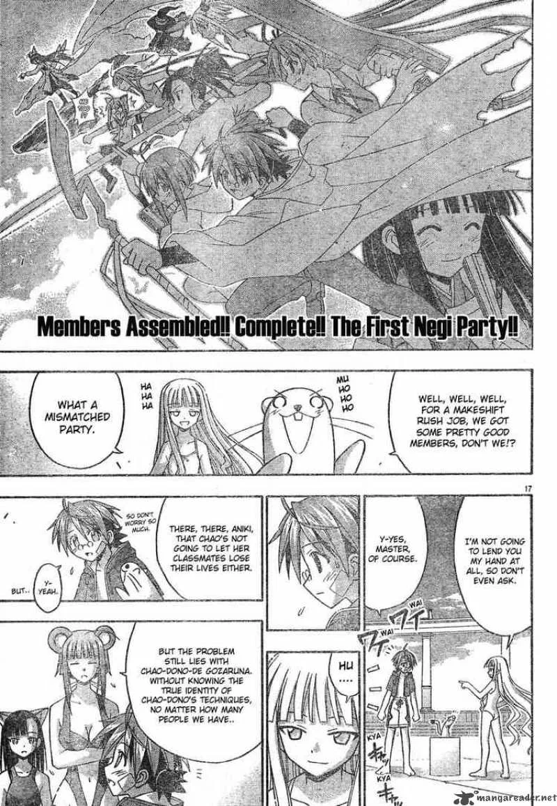 Mahou Sensei Negima! Chapter 136 page 17